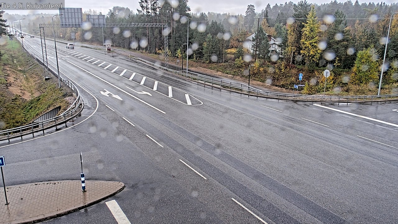 Weather Camera Image Väg 4 Ii, Kuivaniemi, Ii, Pohjois-Pohjanmaa