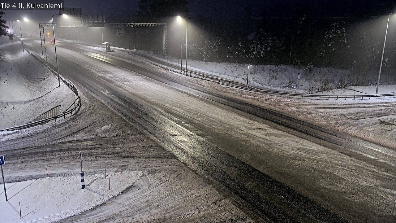 Weather Camera Image Väg 4 Ii, Kuivaniemi, Ii, Pohjois-Pohjanmaa