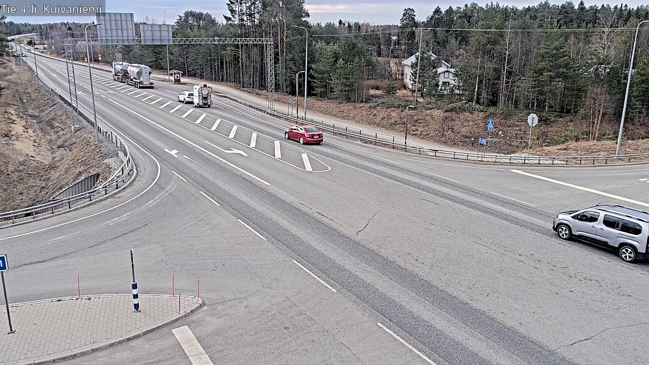 Weather Camera Image Väg 4 Ii, Kuivaniemi, Ii, Pohjois-Pohjanmaa