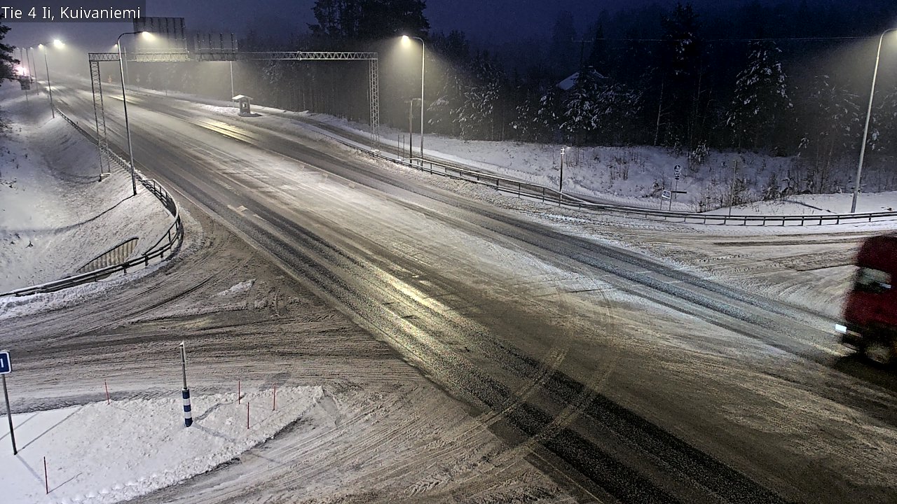 Weather Camera Image Väg 4 Ii, Kuivaniemi, Ii, Pohjois-Pohjanmaa