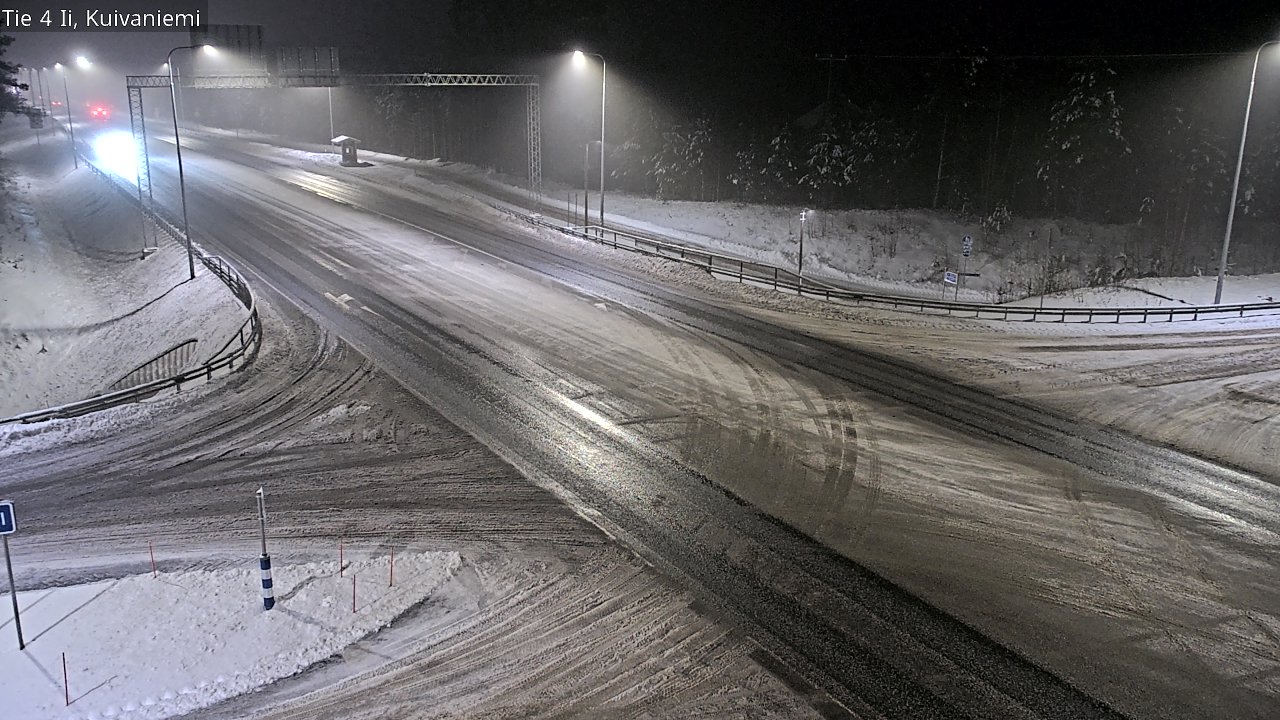 Weather Camera Image Väg 4 Ii, Kuivaniemi, Ii, Pohjois-Pohjanmaa