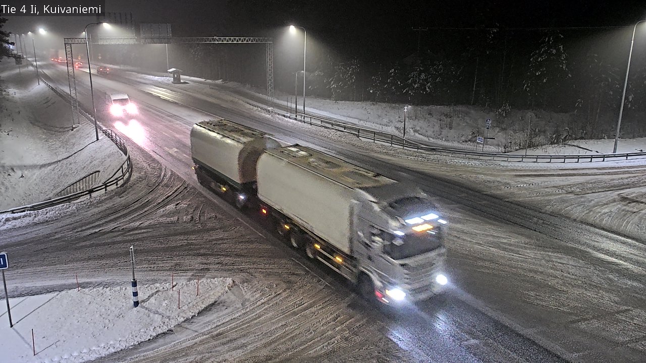 Weather Camera Image Väg 4 Ii, Kuivaniemi, Ii, Pohjois-Pohjanmaa