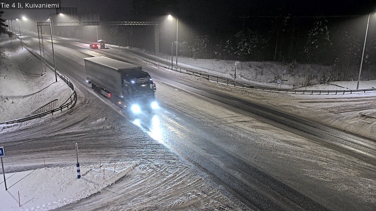 Weather Camera Image Väg 4 Ii, Kuivaniemi, Ii, Pohjois-Pohjanmaa