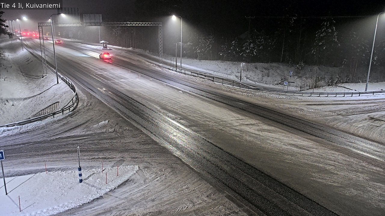 Weather Camera Image Väg 4 Ii, Kuivaniemi, Ii, Pohjois-Pohjanmaa