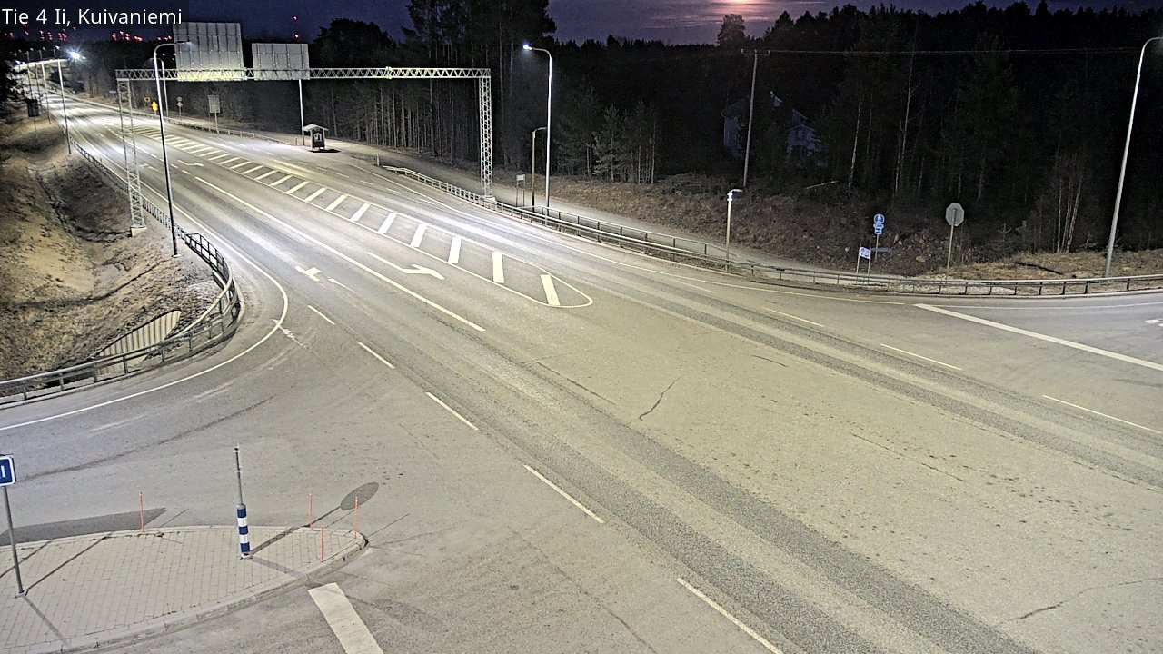 Weather Camera Image Väg 4 Ii, Kuivaniemi, Ii, Pohjois-Pohjanmaa