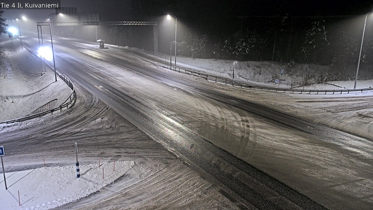 Weather Camera Image Väg 4 Ii, Kuivaniemi, Ii, Pohjois-Pohjanmaa