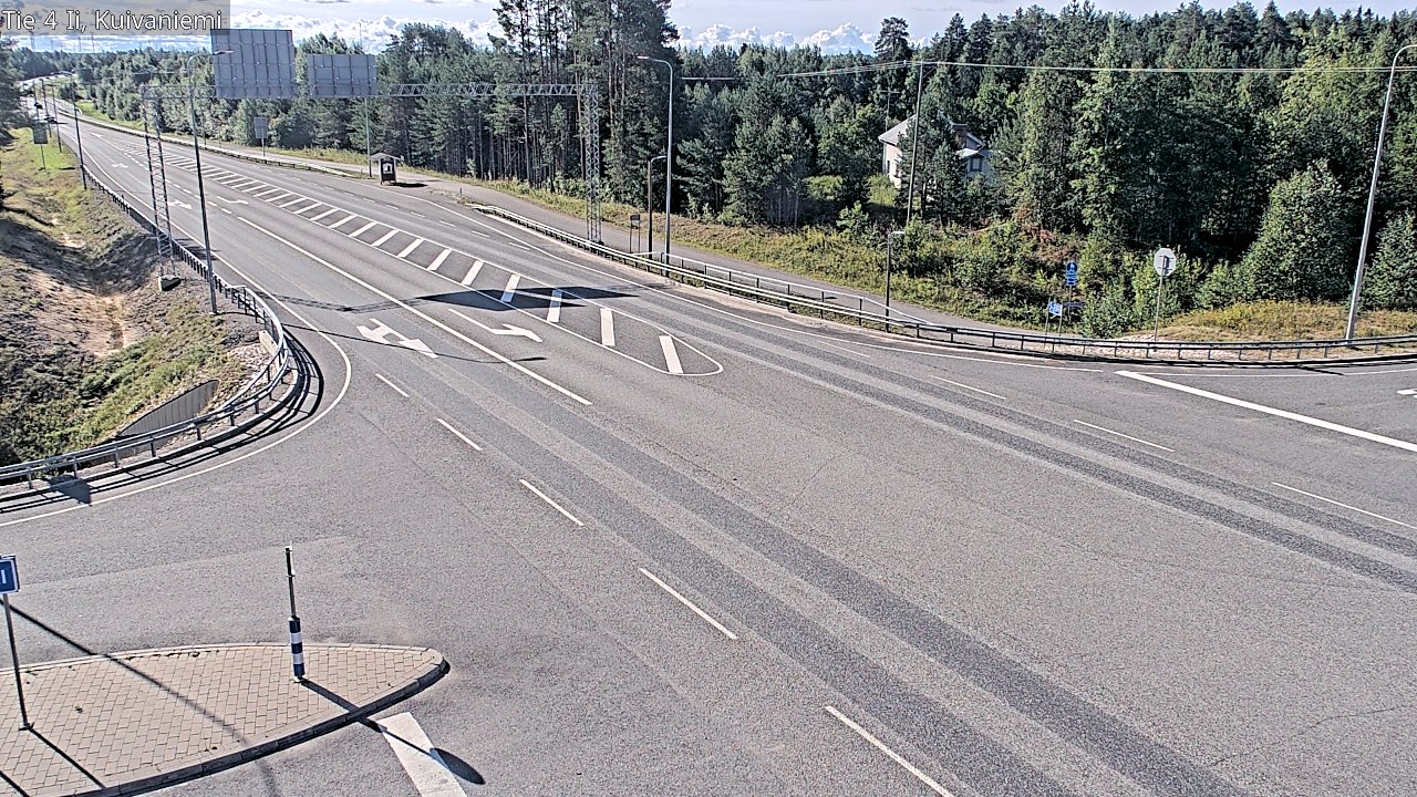 Weather Camera Image Väg 4 Ii, Kuivaniemi, Ii, Pohjois-Pohjanmaa