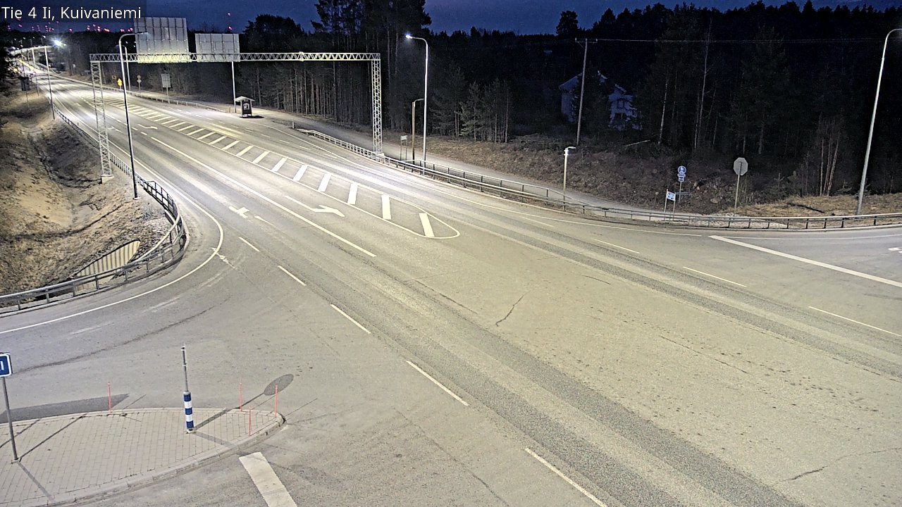 Weather Camera Image Väg 4 Ii, Kuivaniemi, Ii, Pohjois-Pohjanmaa