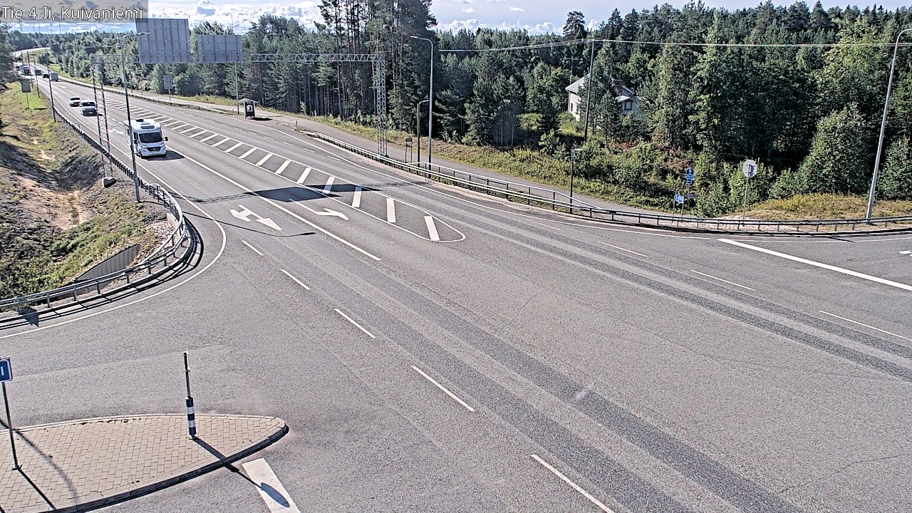 Weather Camera Image Väg 4 Ii, Kuivaniemi, Ii, Pohjois-Pohjanmaa