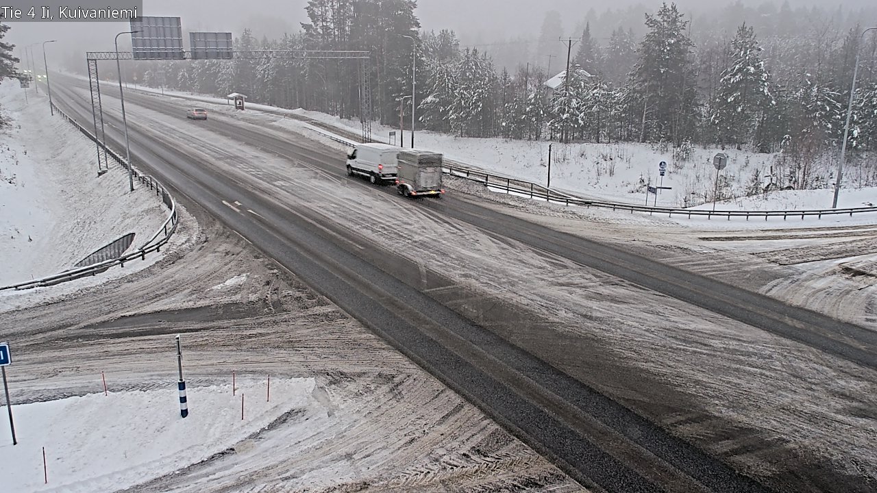 Weather Camera Image Väg 4 Ii, Kuivaniemi, Ii, Pohjois-Pohjanmaa