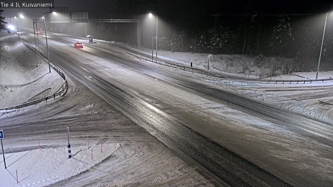 Weather Camera Image Väg 4 Ii, Kuivaniemi, Ii, Pohjois-Pohjanmaa