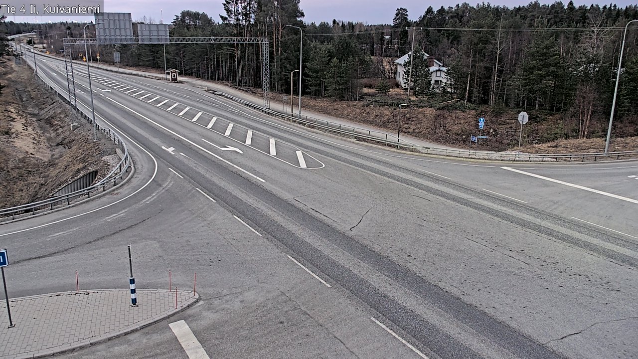 Weather Camera Image Väg 4 Ii, Kuivaniemi, Ii, Pohjois-Pohjanmaa