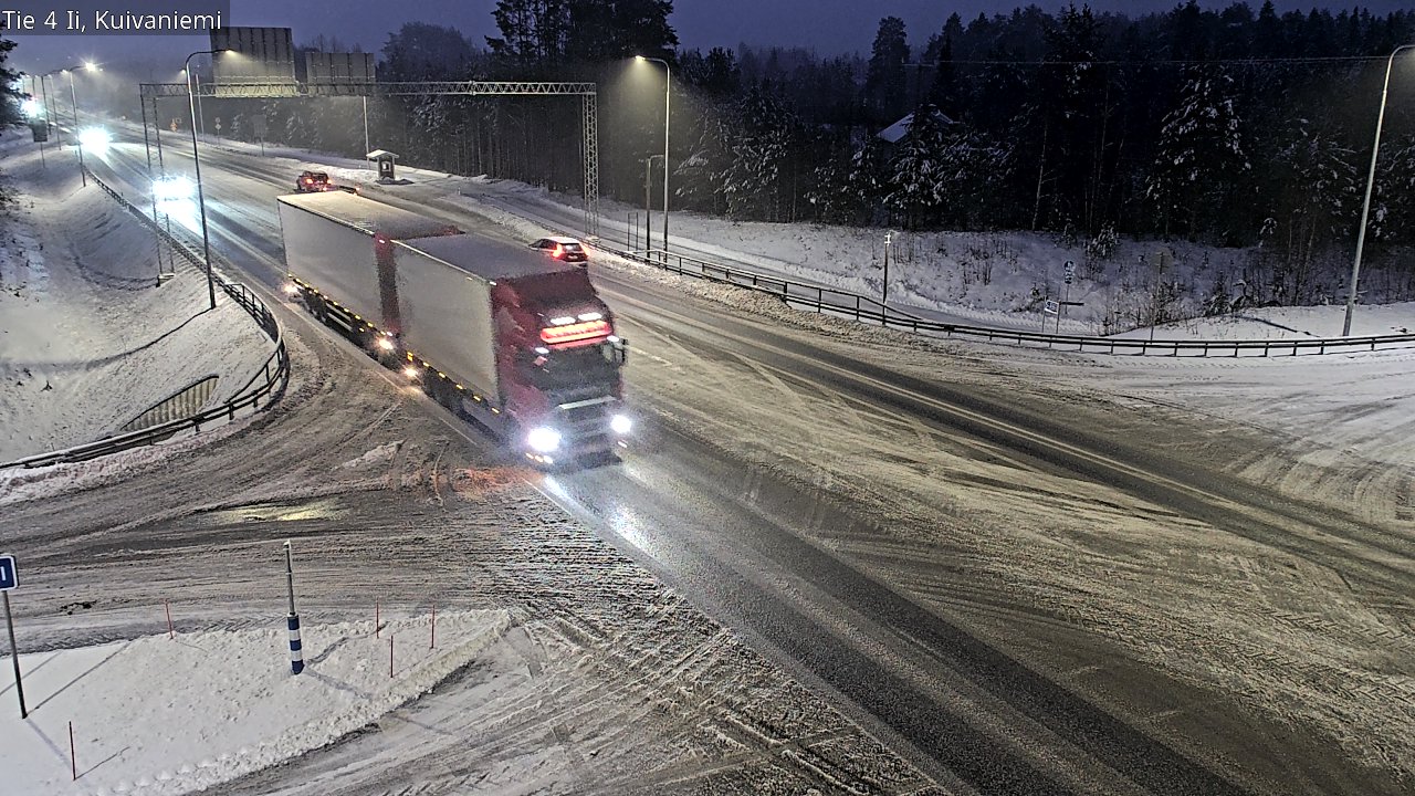 Weather Camera Image Road 4 Ii, Kuivaniemi, Ii, Pohjois-Pohjanmaa
