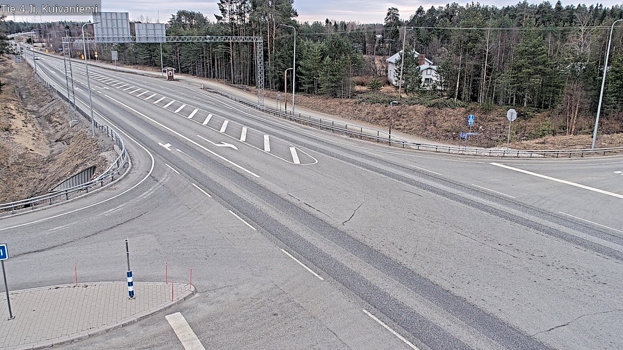 Weather Camera Image Väg 4 Ii, Kuivaniemi, Ii, Pohjois-Pohjanmaa
