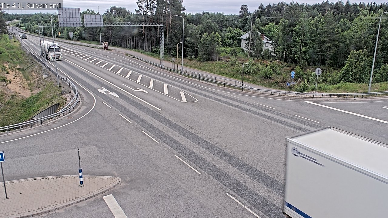 Weather Camera Image Väg 4 Ii, Kuivaniemi, Ii, Pohjois-Pohjanmaa