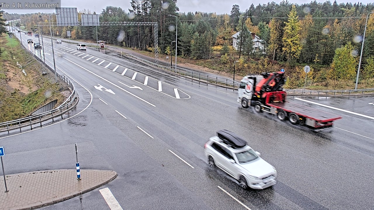 Weather Camera Image Väg 4 Ii, Kuivaniemi, Ii, Pohjois-Pohjanmaa