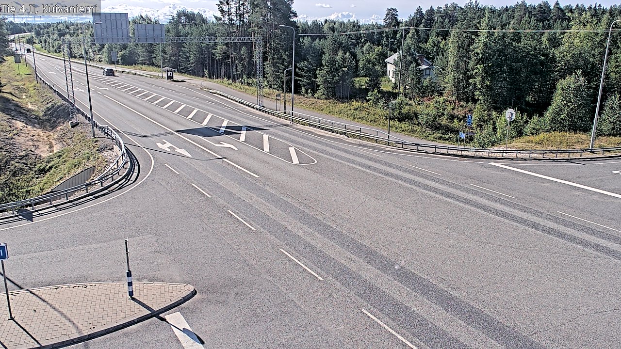 Weather Camera Image Väg 4 Ii, Kuivaniemi, Ii, Pohjois-Pohjanmaa