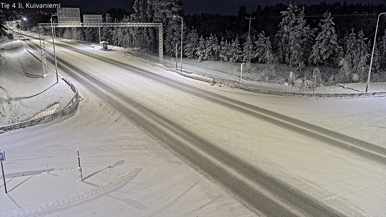 Weather Camera Image Väg 4 Ii, Kuivaniemi, Ii, Pohjois-Pohjanmaa
