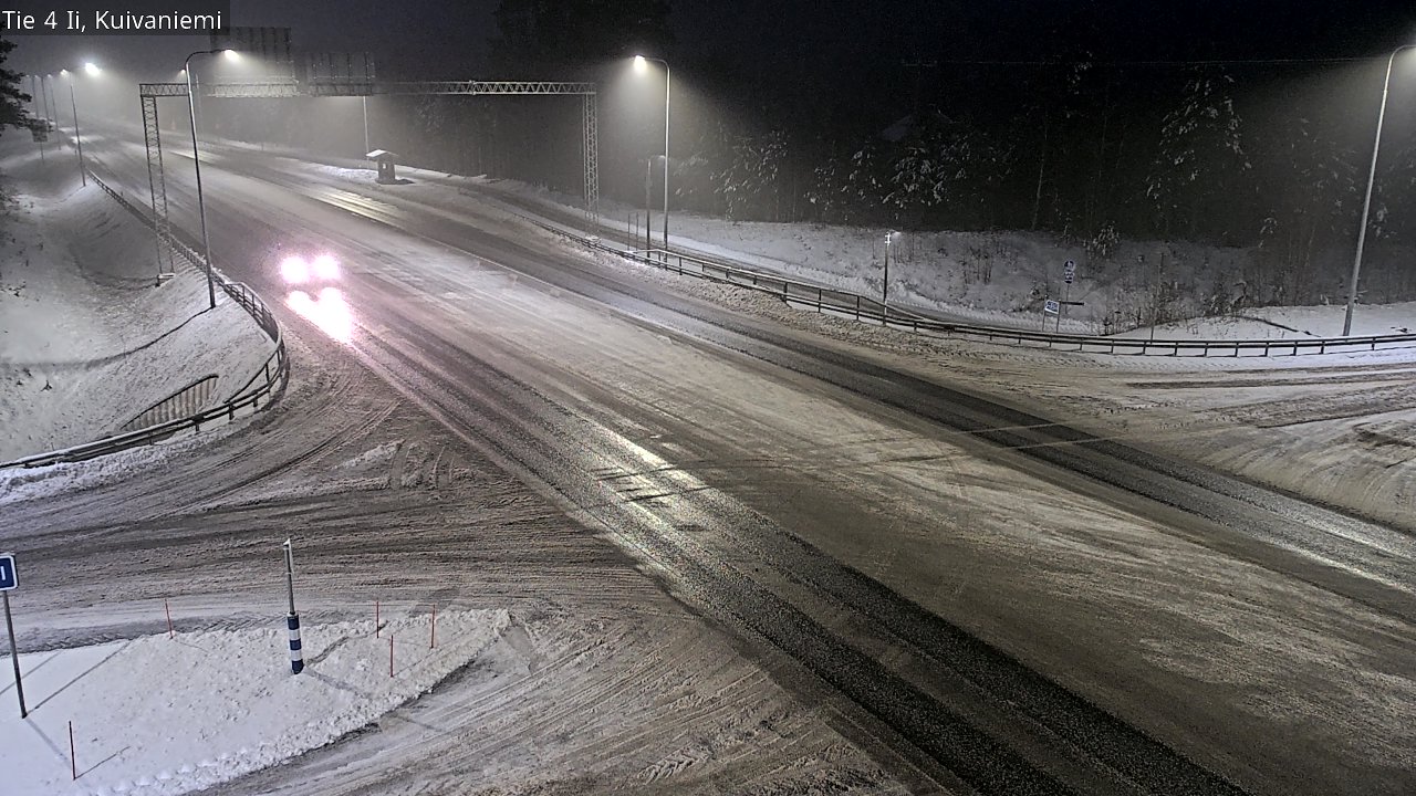 Weather Camera Image Väg 4 Ii, Kuivaniemi, Ii, Pohjois-Pohjanmaa
