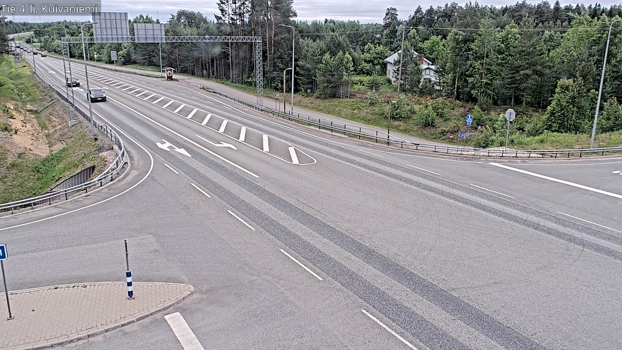 Weather Camera Image Väg 4 Ii, Kuivaniemi, Ii, Pohjois-Pohjanmaa