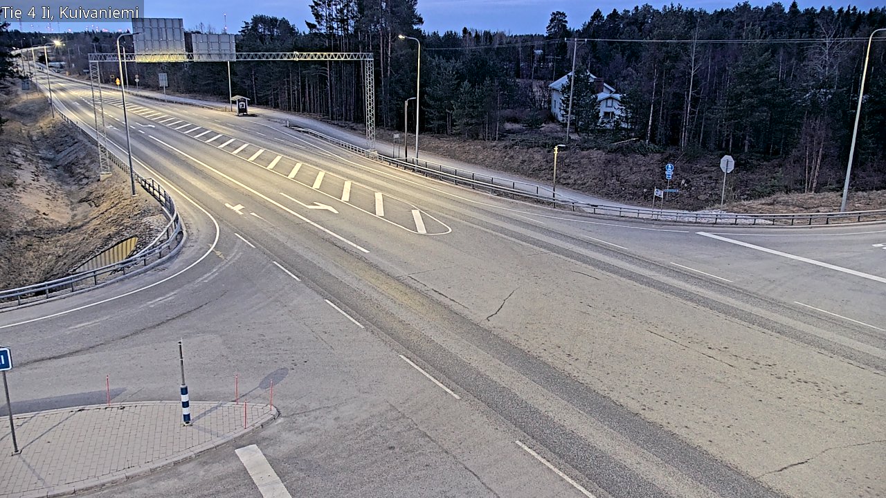Weather Camera Image Väg 4 Ii, Kuivaniemi, Ii, Pohjois-Pohjanmaa