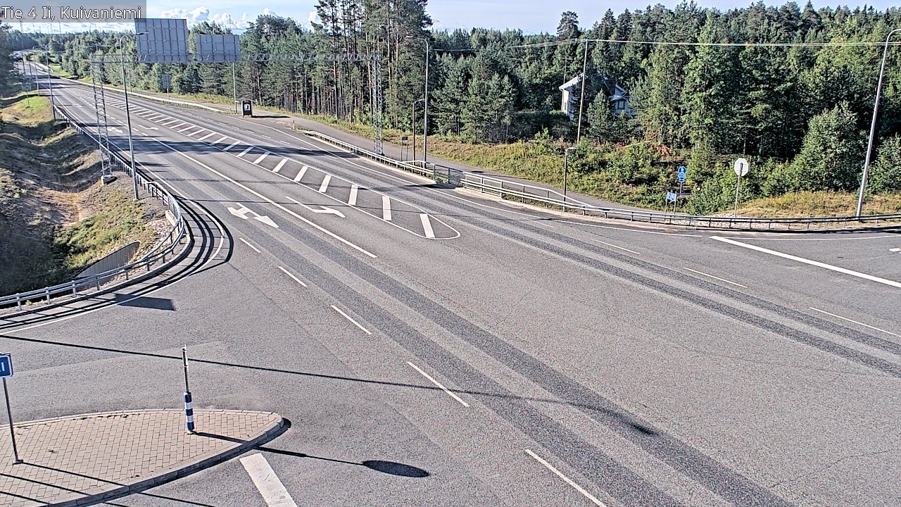 Weather Camera Image Väg 4 Ii, Kuivaniemi, Ii, Pohjois-Pohjanmaa