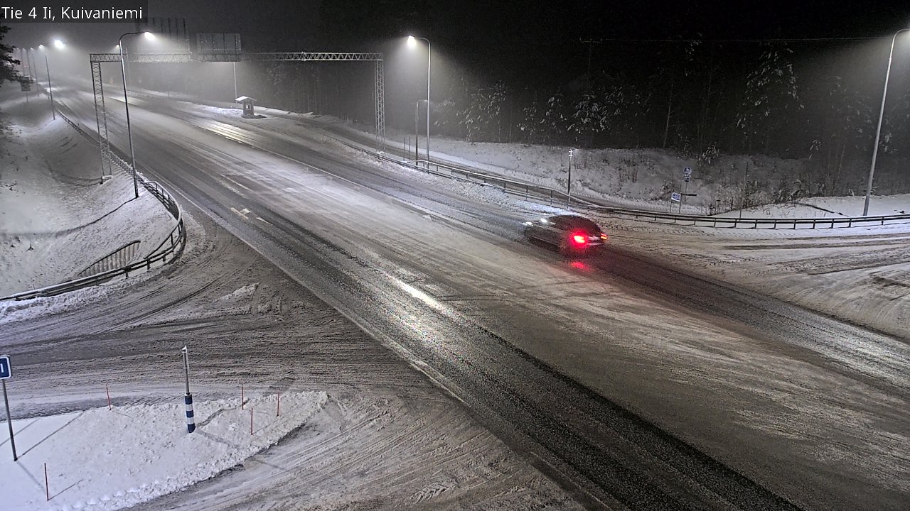 Weather Camera Image Väg 4 Ii, Kuivaniemi, Ii, Pohjois-Pohjanmaa