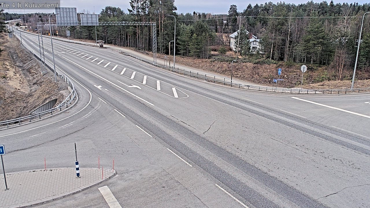 Weather Camera Image Road 4 Ii, Kuivaniemi, Ii, Pohjois-Pohjanmaa