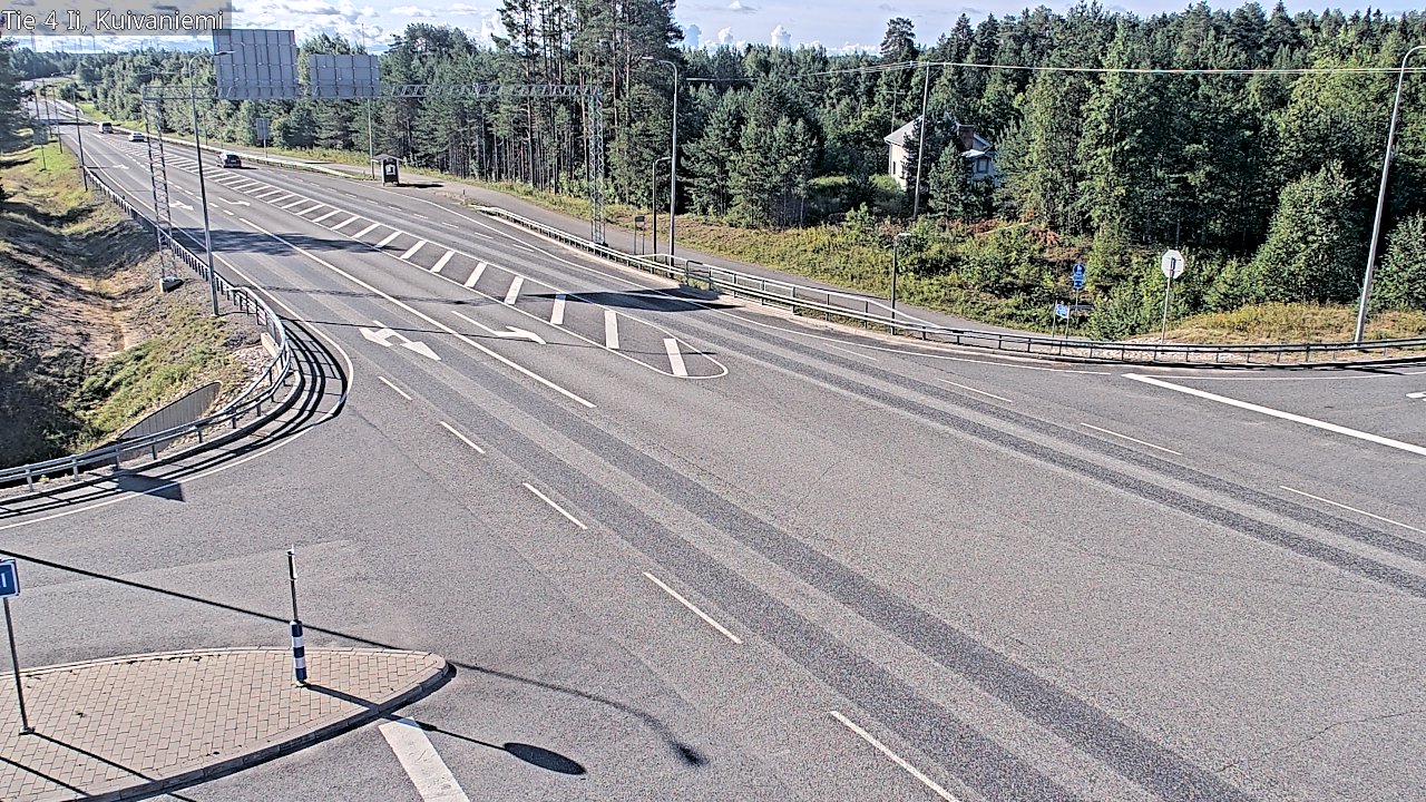 Weather Camera Image Väg 4 Ii, Kuivaniemi, Ii, Pohjois-Pohjanmaa