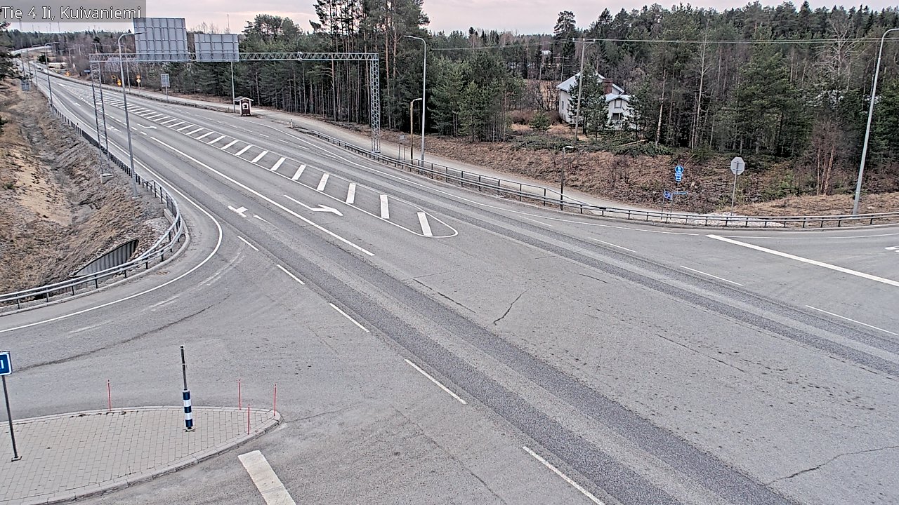 Weather Camera Image Road 4 Ii, Kuivaniemi, Ii, Pohjois-Pohjanmaa