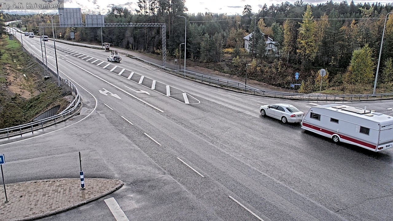 Weather Camera Image Väg 4 Ii, Kuivaniemi, Ii, Pohjois-Pohjanmaa