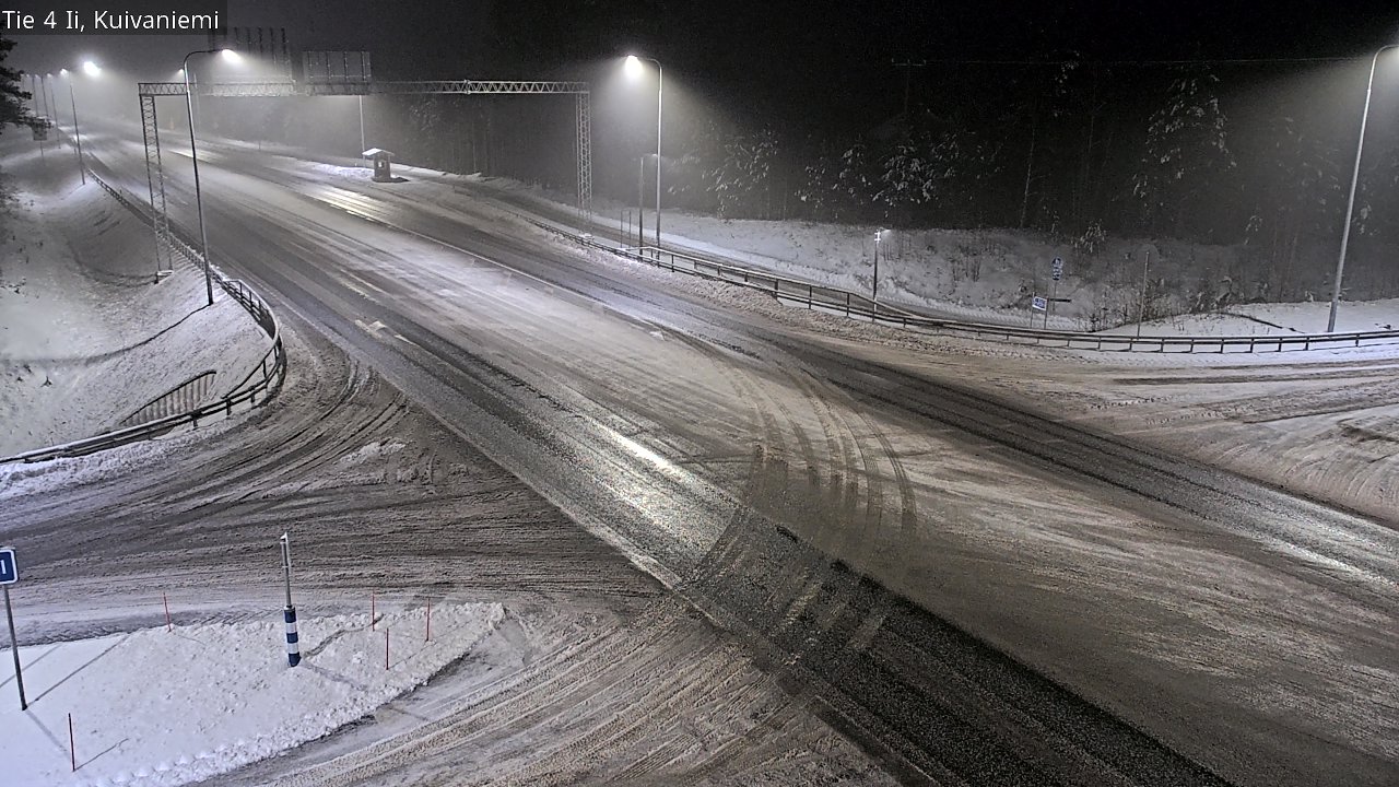 Weather Camera Image Väg 4 Ii, Kuivaniemi, Ii, Pohjois-Pohjanmaa