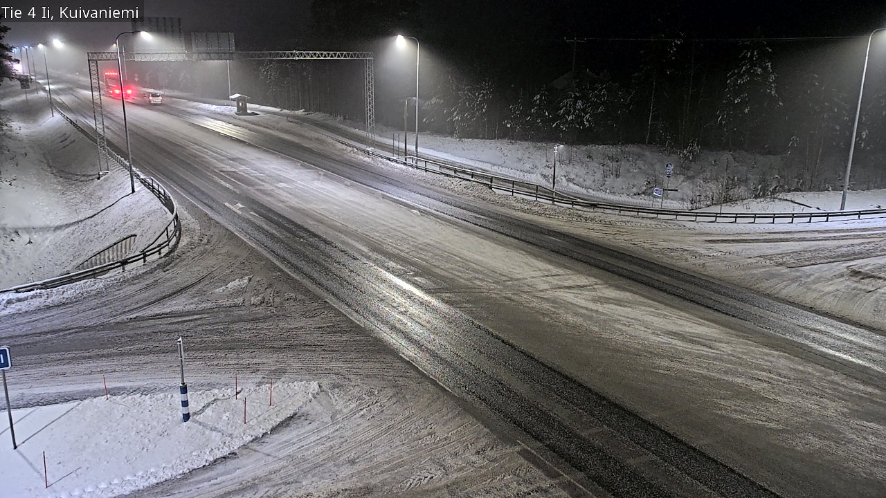 Weather Camera Image Väg 4 Ii, Kuivaniemi, Ii, Pohjois-Pohjanmaa