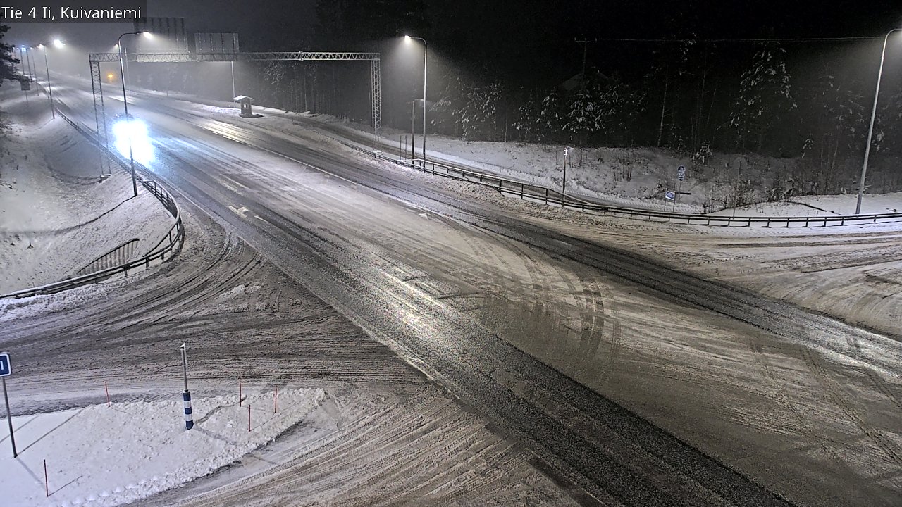 Weather Camera Image Väg 4 Ii, Kuivaniemi, Ii, Pohjois-Pohjanmaa