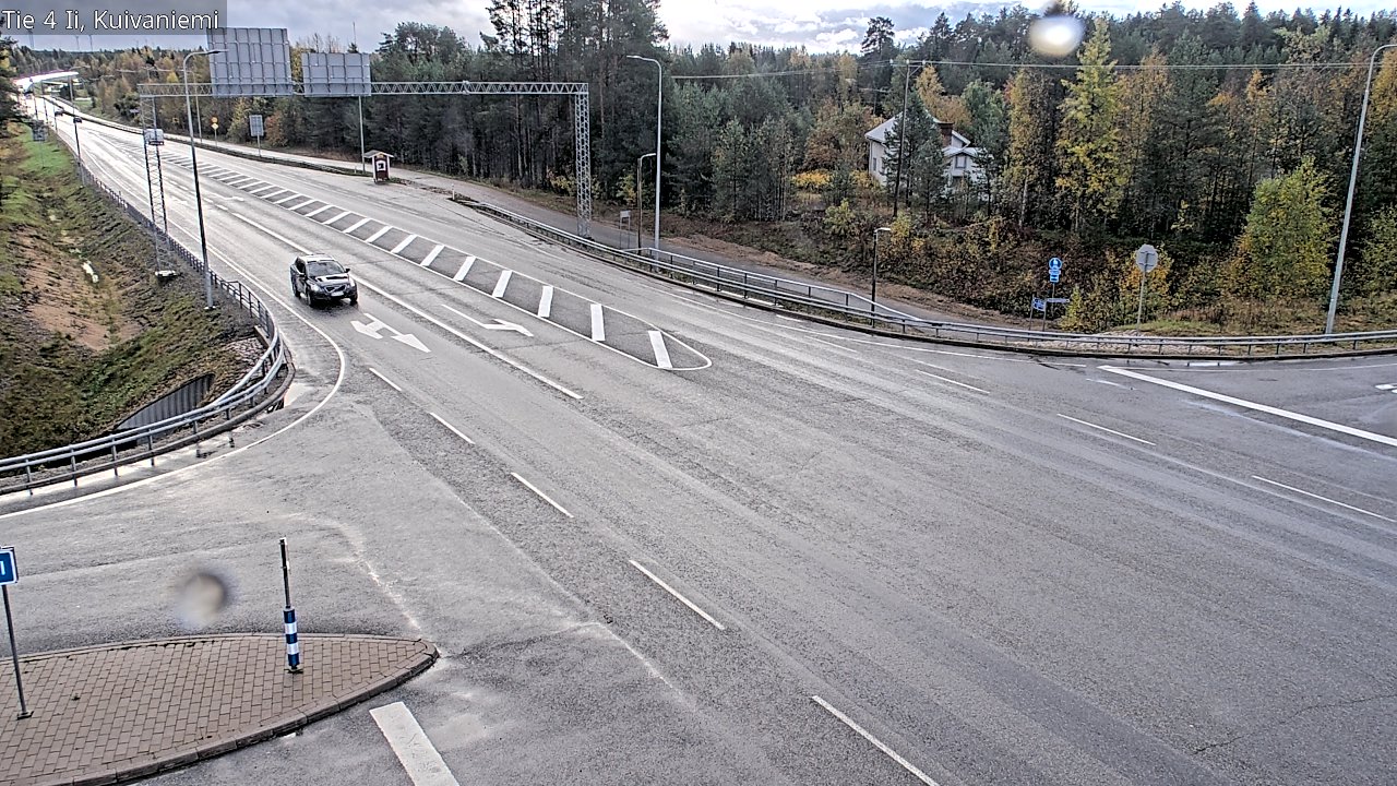 Weather Camera Image Väg 4 Ii, Kuivaniemi, Ii, Pohjois-Pohjanmaa
