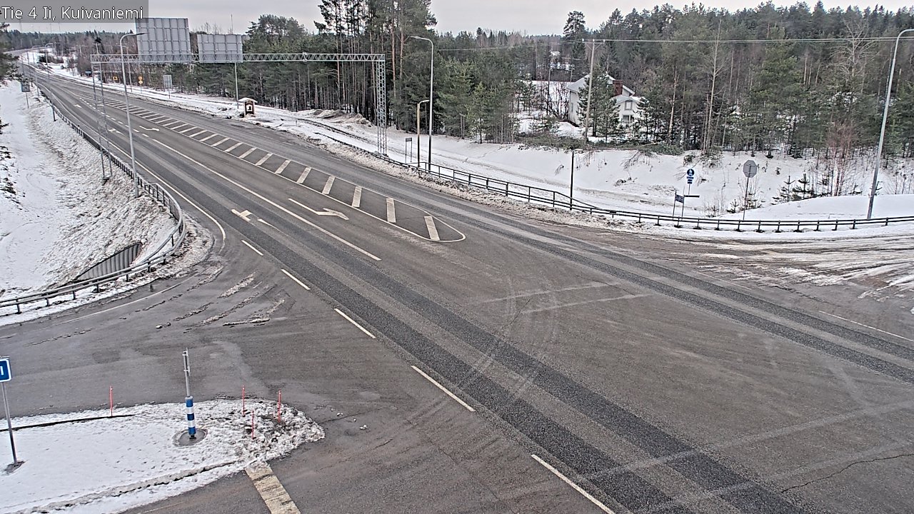 Weather Camera Image Väg 4 Ii, Kuivaniemi, Ii, Pohjois-Pohjanmaa