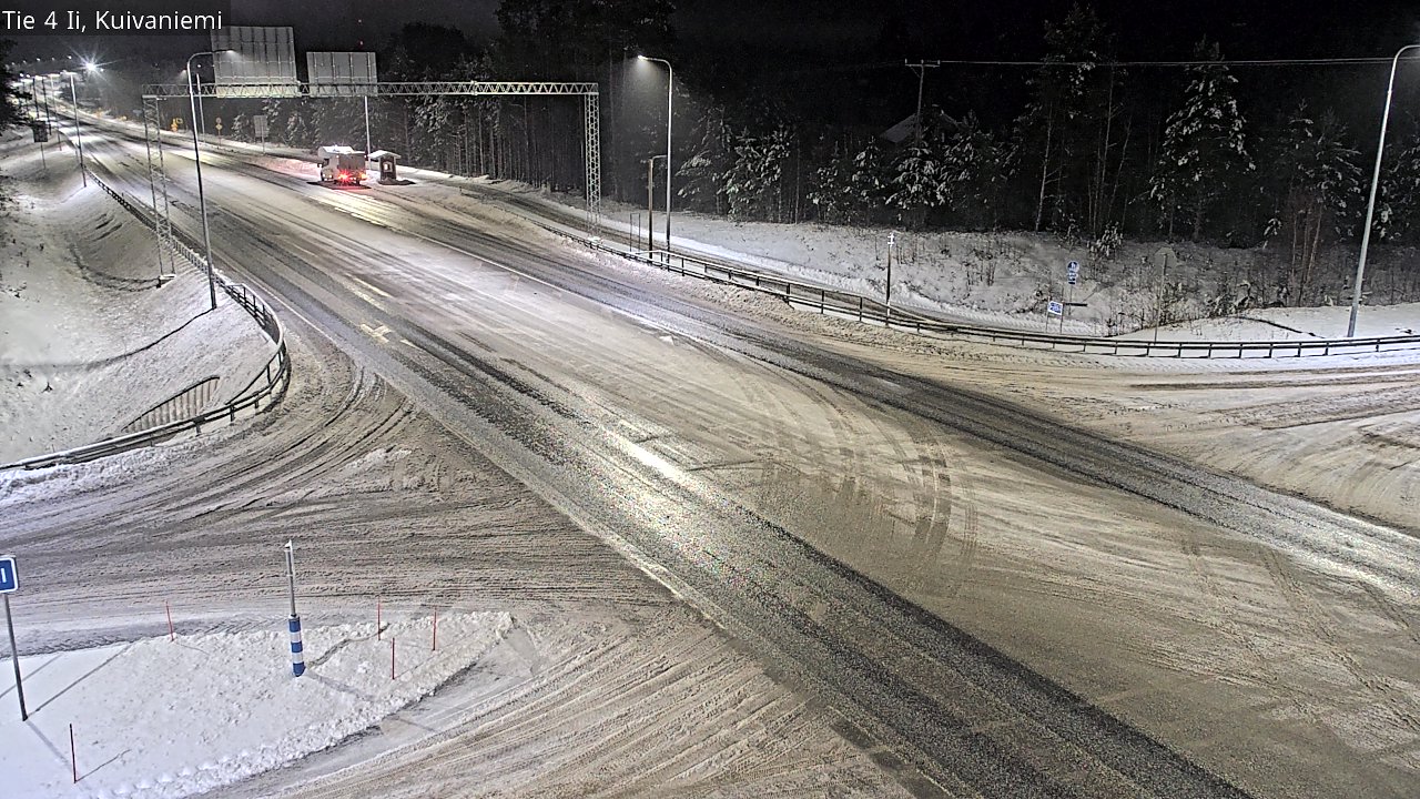Weather Camera Image Väg 4 Ii, Kuivaniemi, Ii, Pohjois-Pohjanmaa