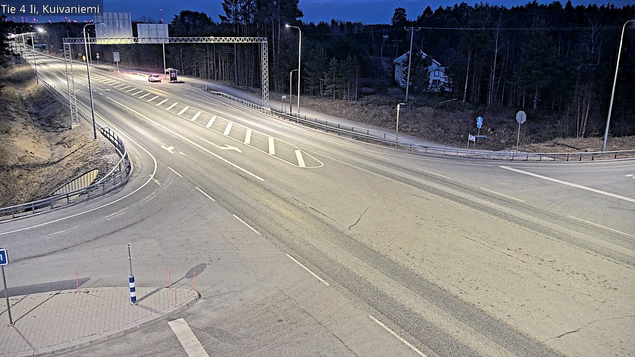 Weather Camera Image Väg 4 Ii, Kuivaniemi, Ii, Pohjois-Pohjanmaa