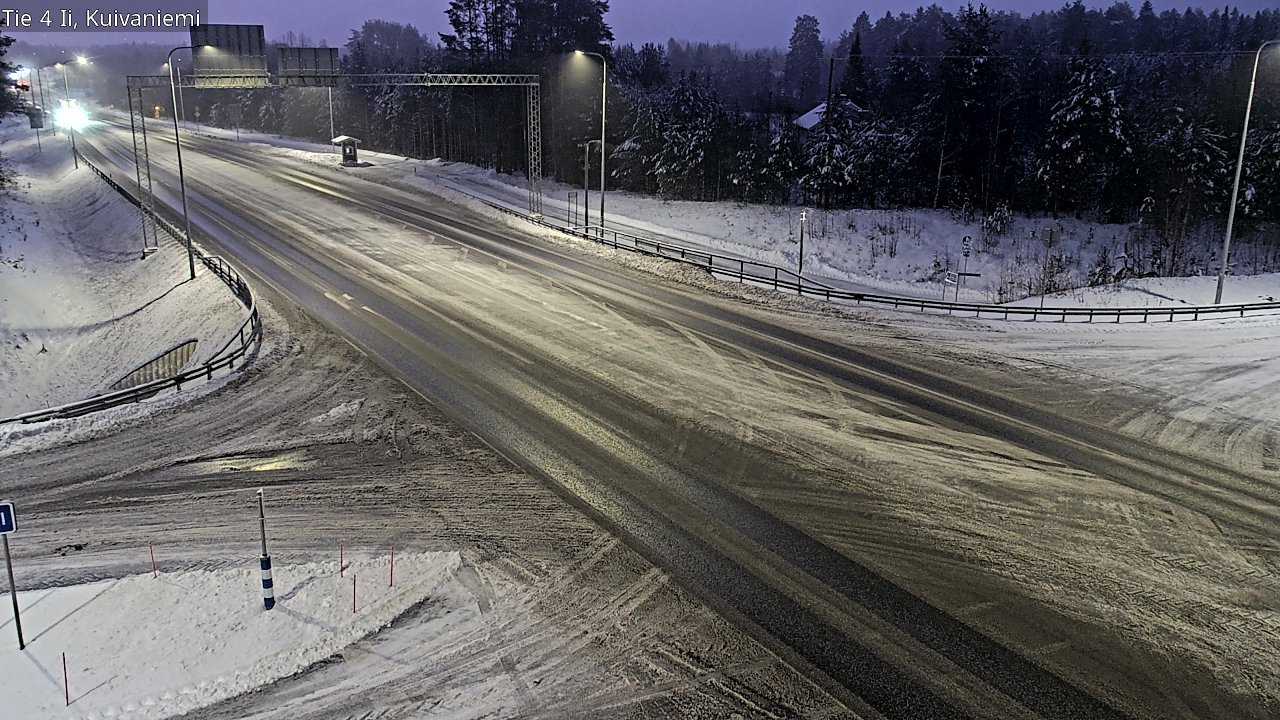 Weather Camera Image Road 4 Ii, Kuivaniemi, Ii, Pohjois-Pohjanmaa