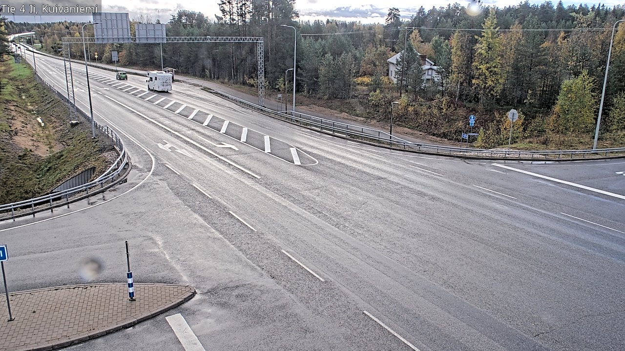 Weather Camera Image Väg 4 Ii, Kuivaniemi, Ii, Pohjois-Pohjanmaa