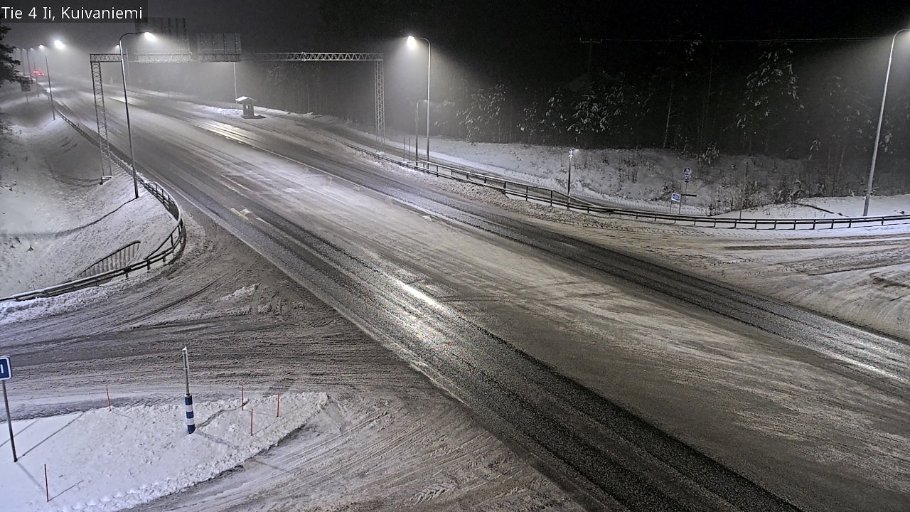 Weather Camera Image Väg 4 Ii, Kuivaniemi, Ii, Pohjois-Pohjanmaa