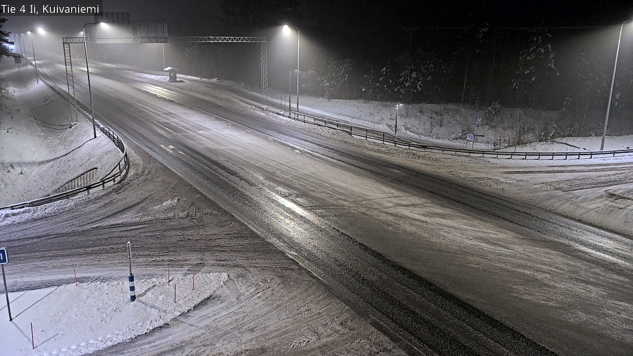 Weather Camera Image Väg 4 Ii, Kuivaniemi, Ii, Pohjois-Pohjanmaa