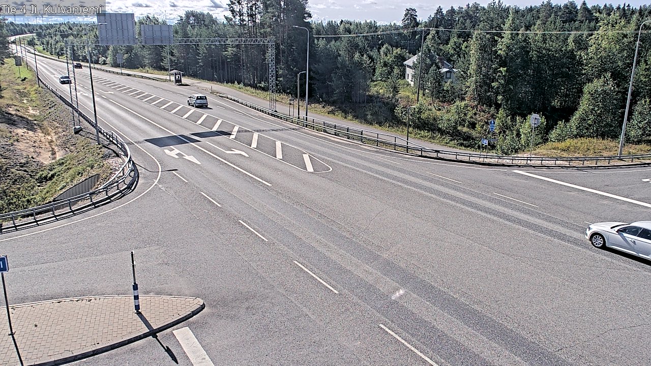 Weather Camera Image Väg 4 Ii, Kuivaniemi, Ii, Pohjois-Pohjanmaa
