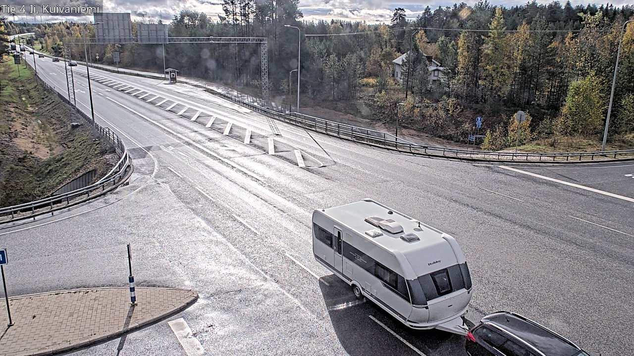 Weather Camera Image Väg 4 Ii, Kuivaniemi, Ii, Pohjois-Pohjanmaa