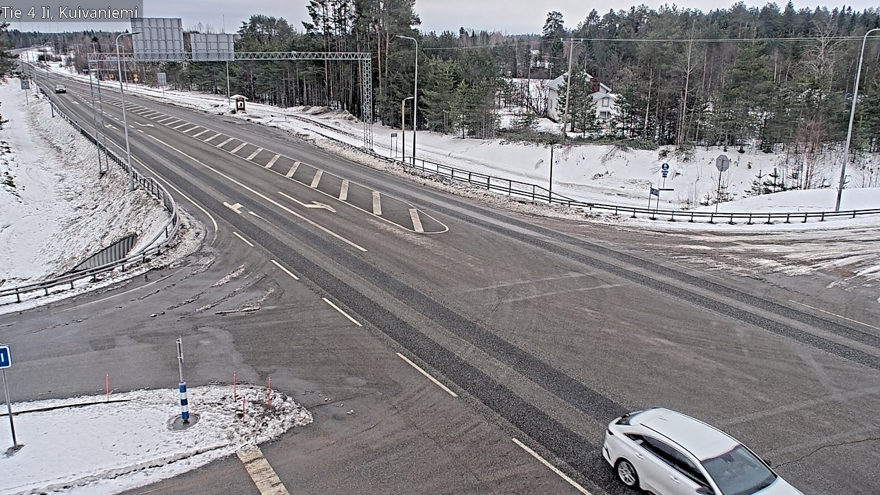 Weather Camera Image Väg 4 Ii, Kuivaniemi, Ii, Pohjois-Pohjanmaa