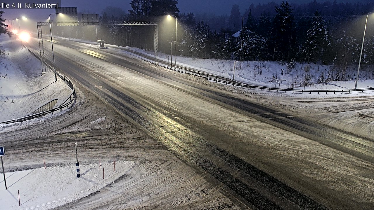 Weather Camera Image Väg 4 Ii, Kuivaniemi, Ii, Pohjois-Pohjanmaa
