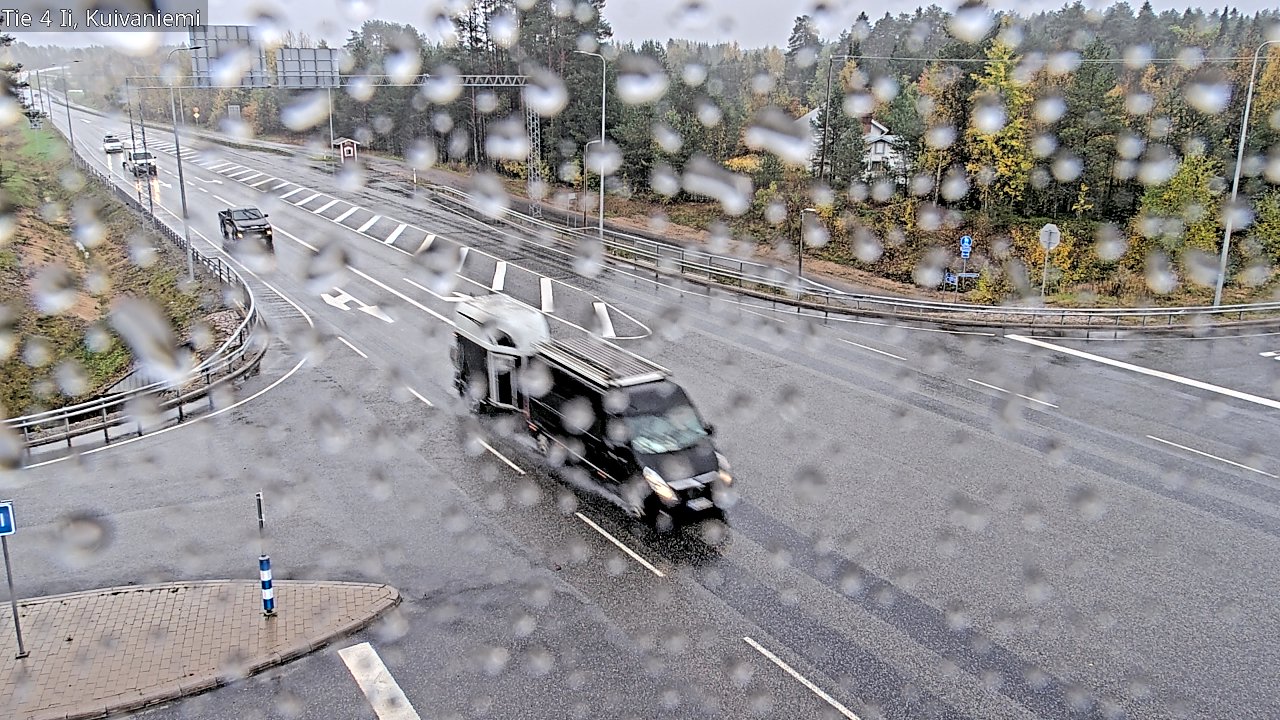 Weather Camera Image Väg 4 Ii, Kuivaniemi, Ii, Pohjois-Pohjanmaa