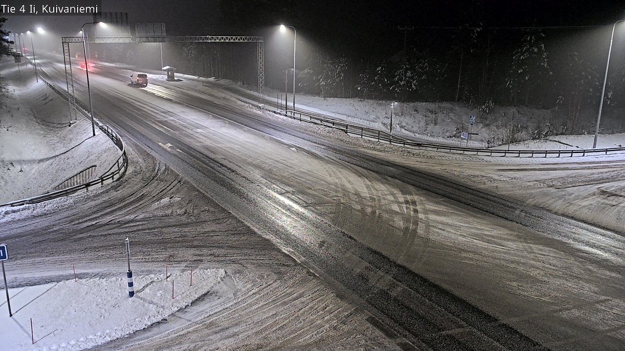 Weather Camera Image Väg 4 Ii, Kuivaniemi, Ii, Pohjois-Pohjanmaa