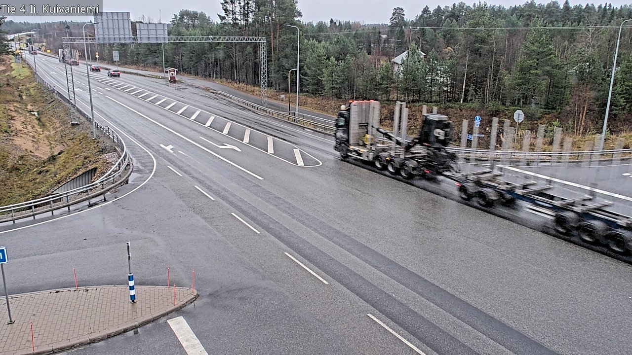 Weather Camera Image Väg 4 Ii, Kuivaniemi, Ii, Pohjois-Pohjanmaa