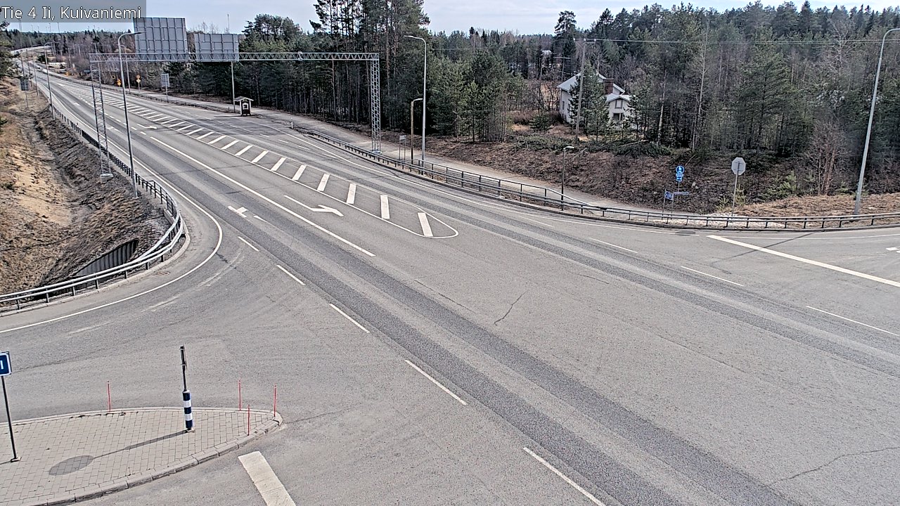Kelikamerat Kuva Tie 4 Ii, Kuivaniemi, Ii, Pohjois-Pohjanmaa